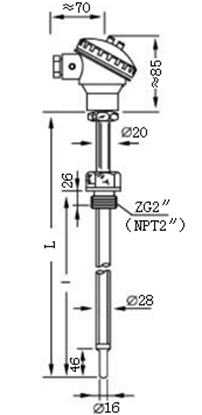 煙道、風(fēng)道熱電偶